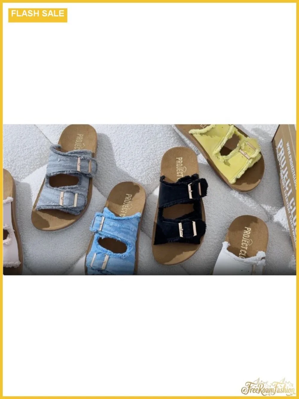 Platform Slide Sandals Adjustable Strap Buckle Open Toe Water Resistant